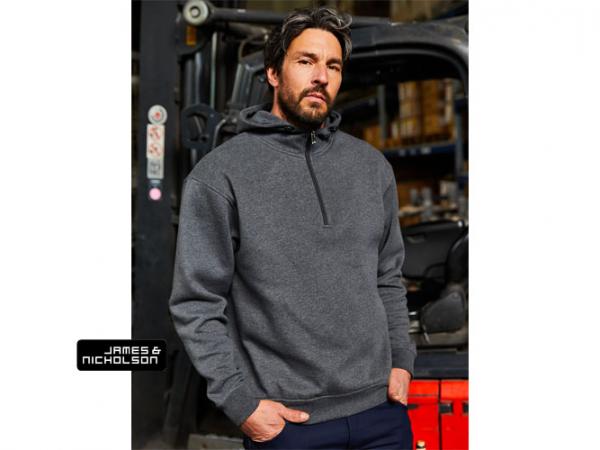 Bio workwear half zip hoody