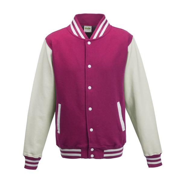 hot pink/white