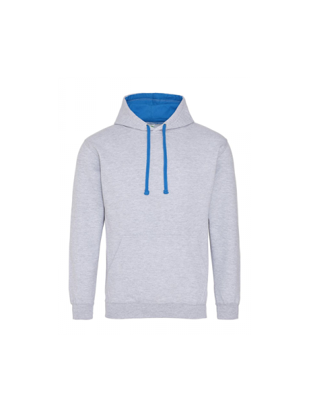heather grey-sapphire blue